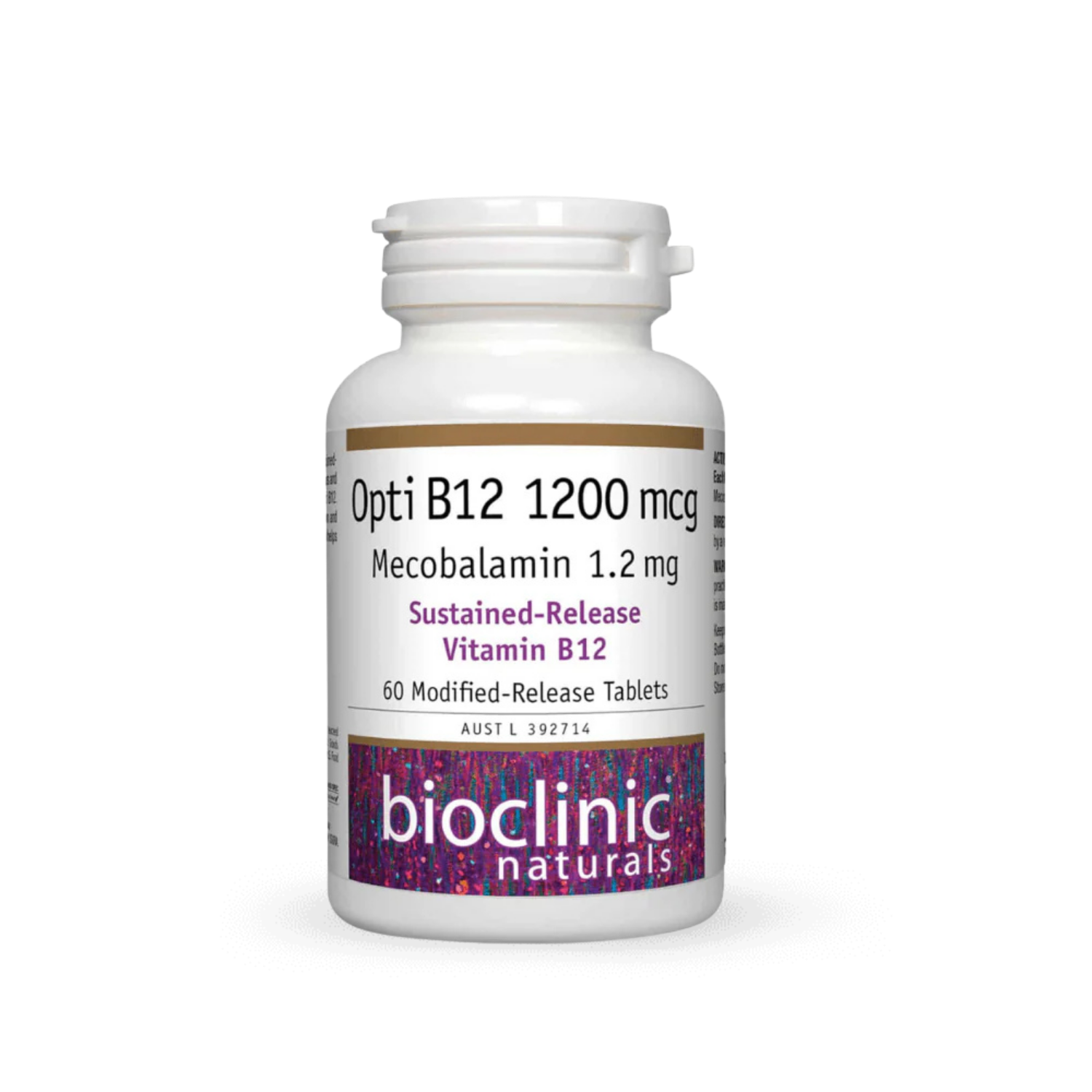 Bioclinic Naturals Opti B12 1200mcg 60 Tablets
