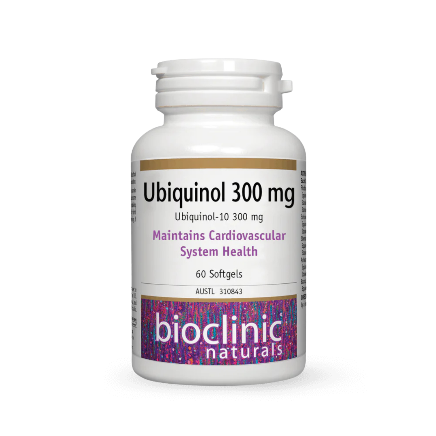 Bioclinic NaturalsUbiquinol 300mg 60 Softgel