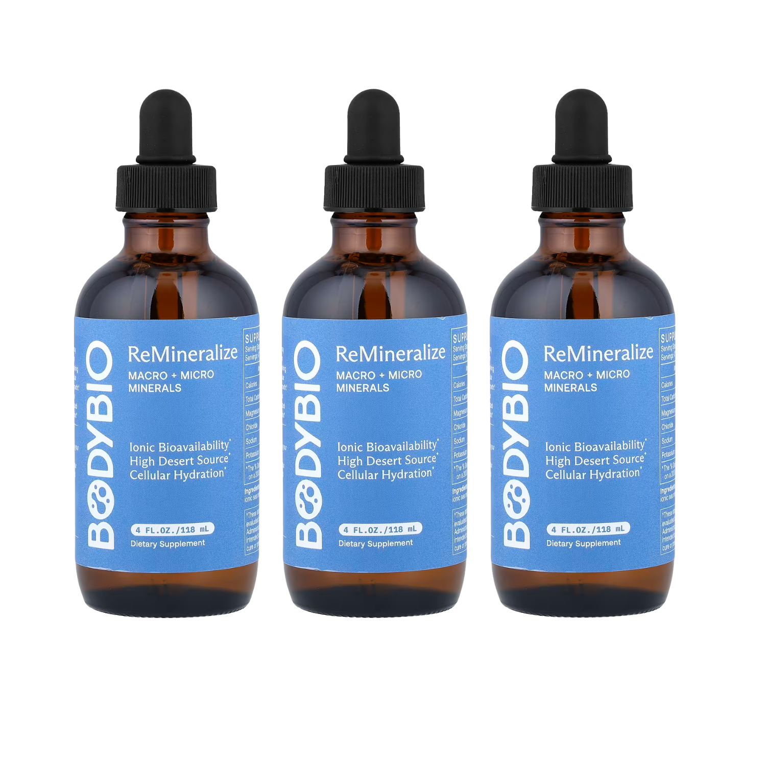 BodyBio ReMineralize 4 oz | 72+ Ionic Minerals