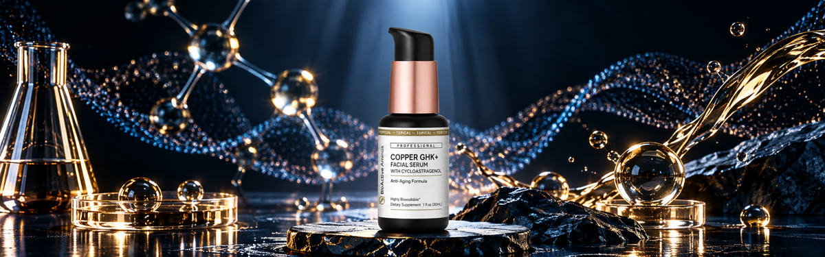 Copper GHK+ Facial Serum with Cycloastragenol 30ml