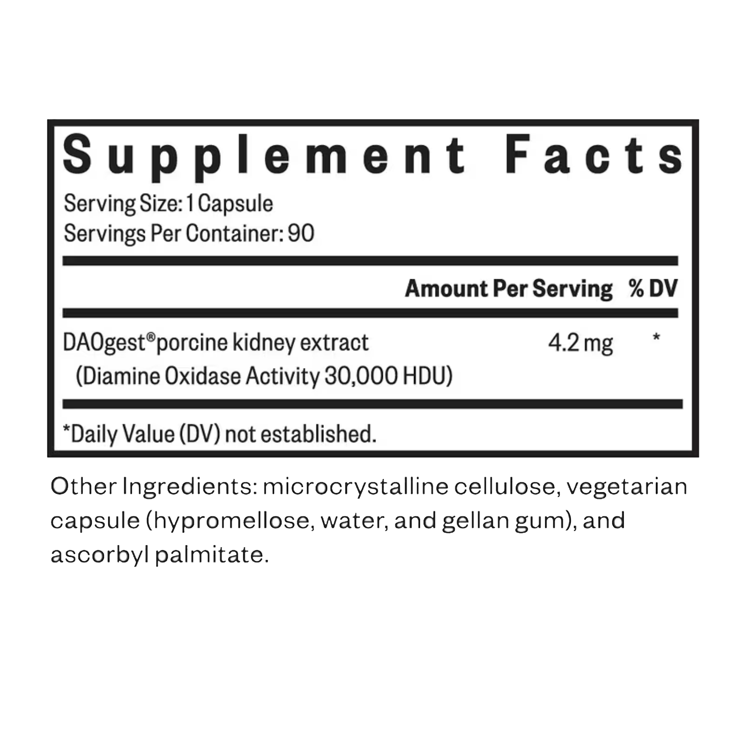 DAO Enzyme Capsules