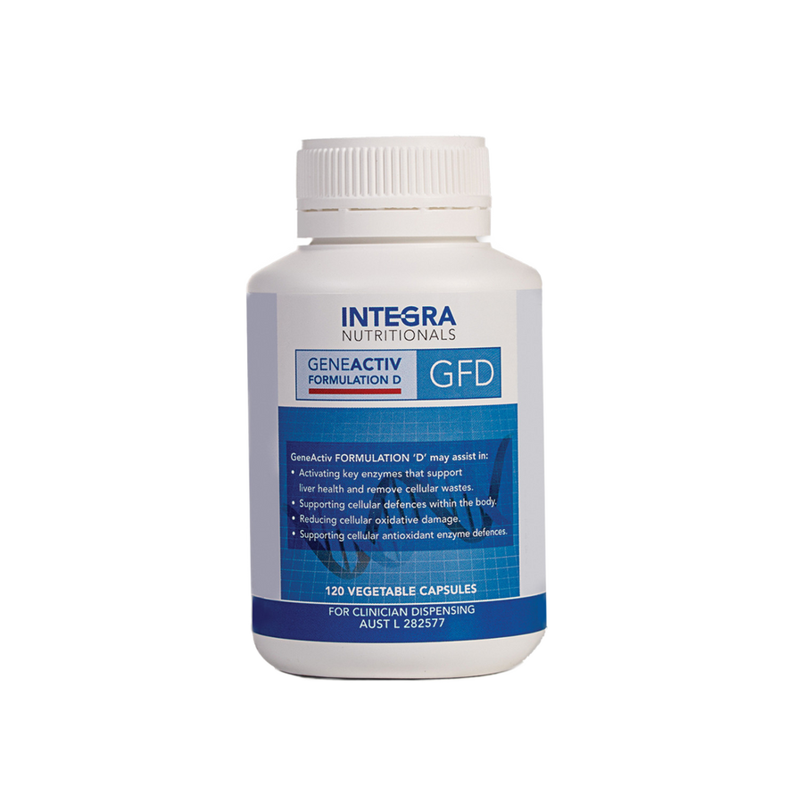 Integra Nutritionals GeneActiv Formulation D GFD 120 capsules