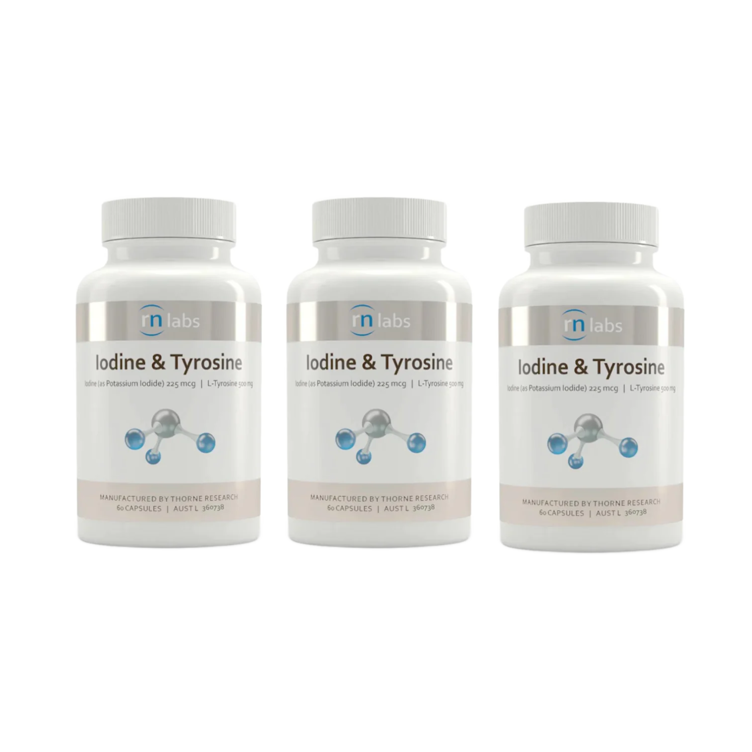 Iodine & Tyrosine 60 Capsules