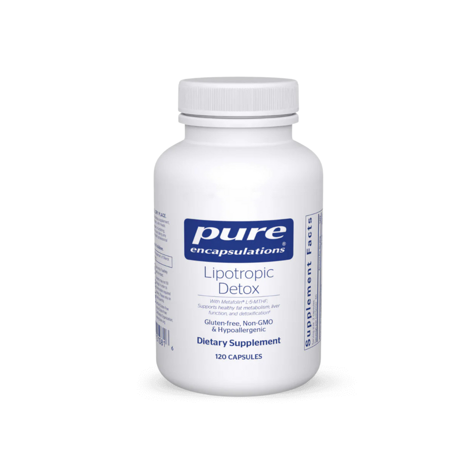 Pure Encapsulations Lipotropic Detox 120 Capsules