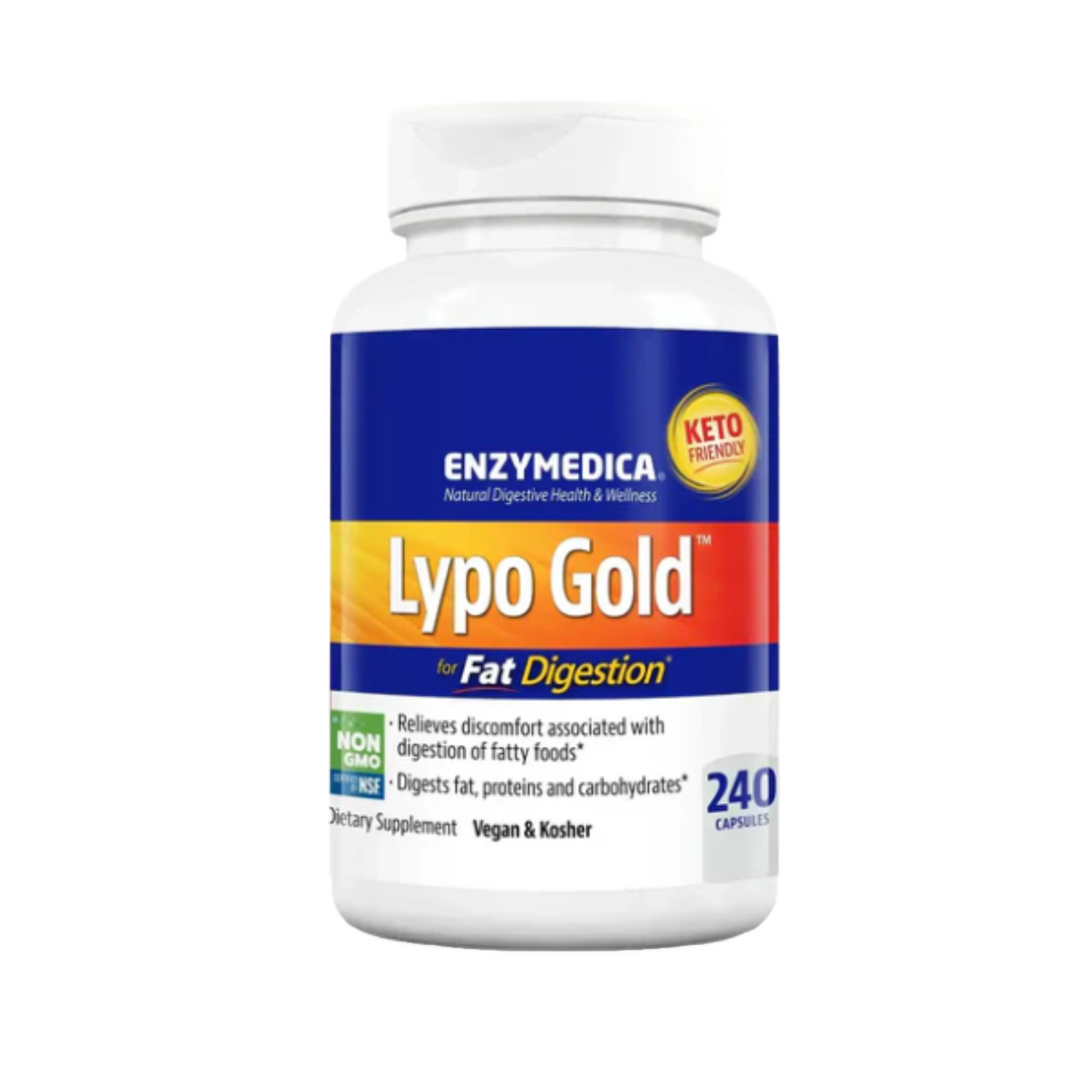 Enzymedica Lypo Gold | Fat Digestion Enzyme Support