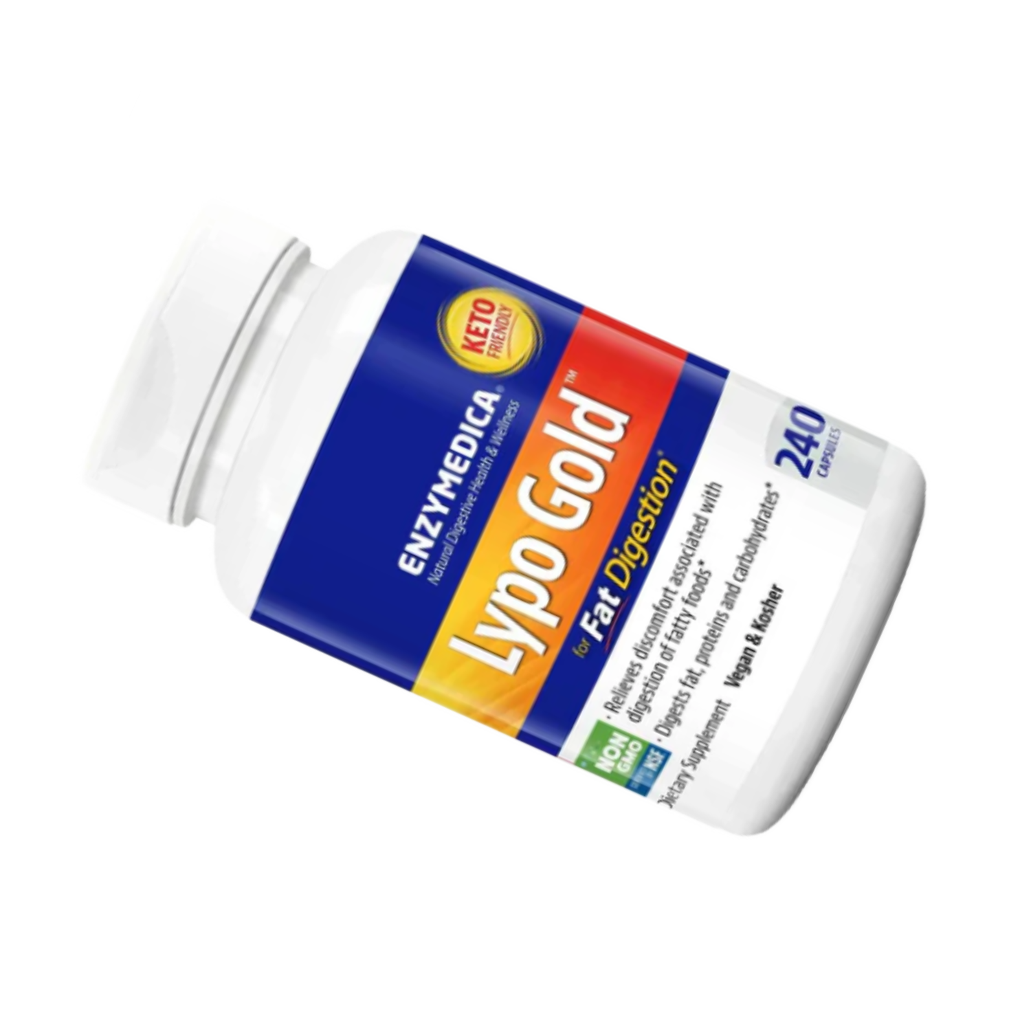 Enzymedica Lypo Gold | Fat Digestion Enzyme Support