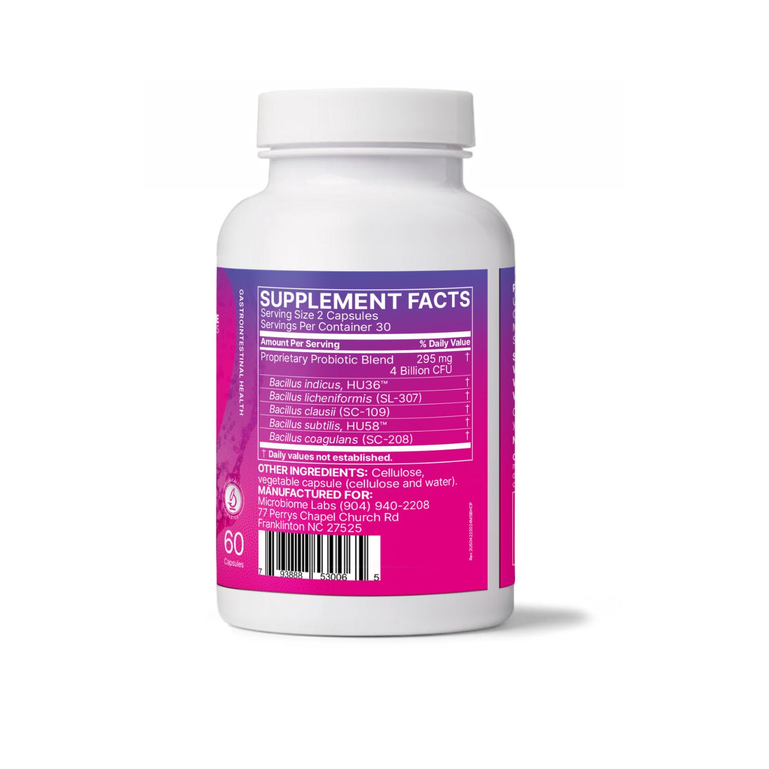 Microbiome Labs MegaSporeBiotic 60 Capsules