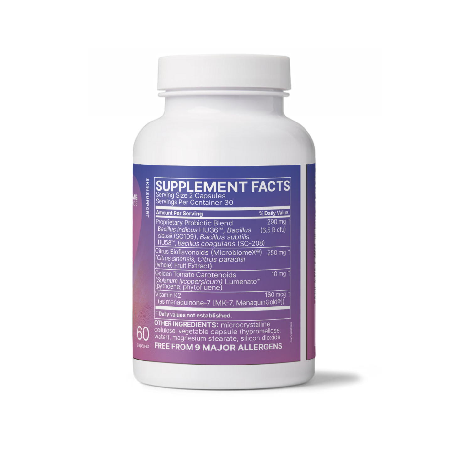 Microbiome Labs SereneSkin 60 Capsules