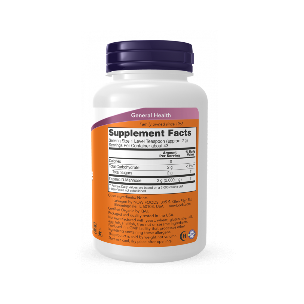 NOW D-Mannose Powder 85g