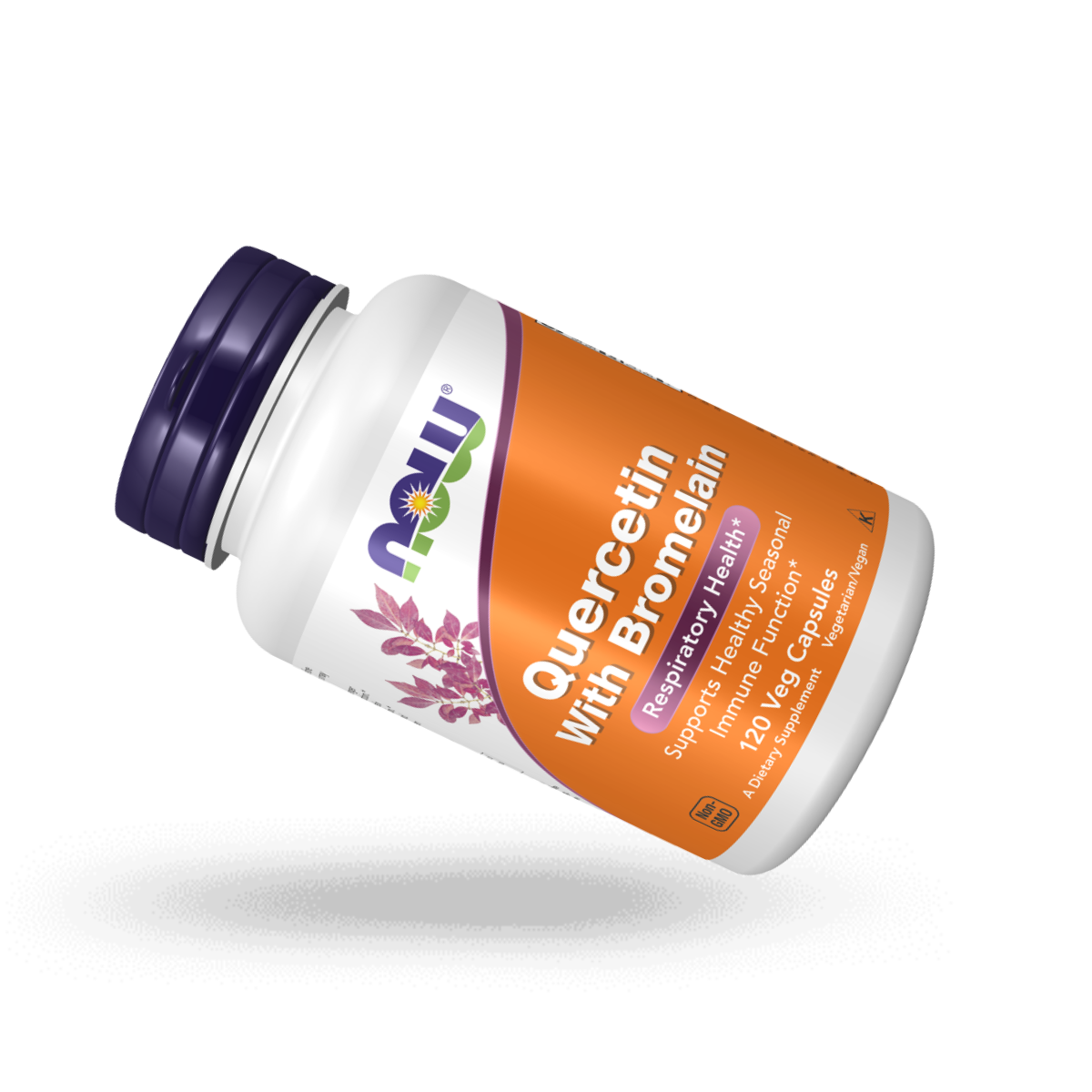 NOW Quercetin With Bromelain 120 VegCaps