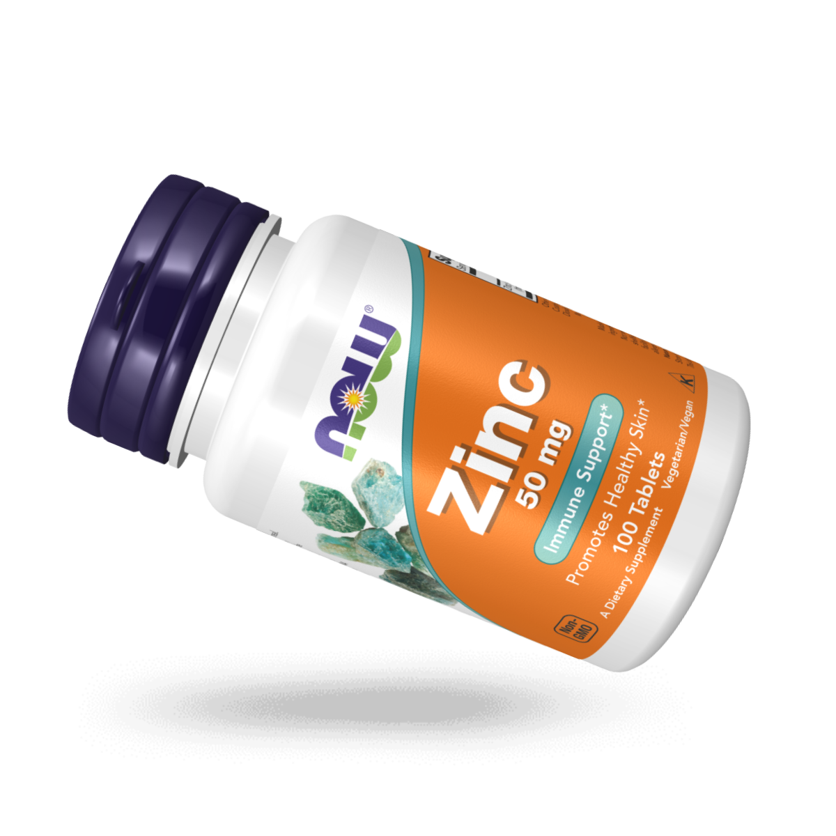 NOW Zinc 50 mg 100 Tablets