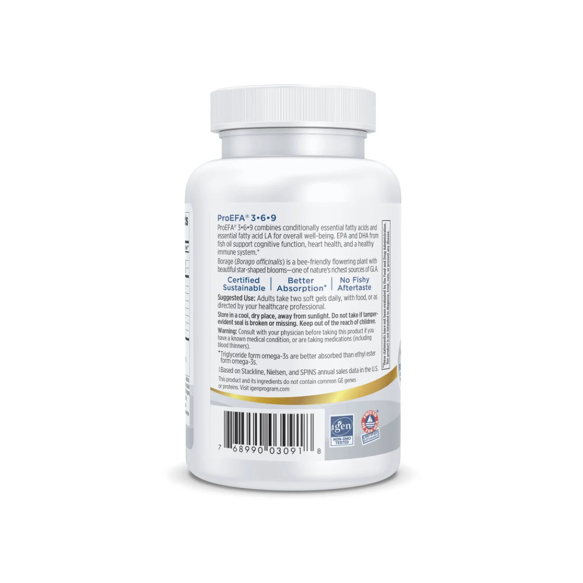 Nordic Naturals ProEFA-3⋅6⋅9 90 Softgel Lemon Flavour