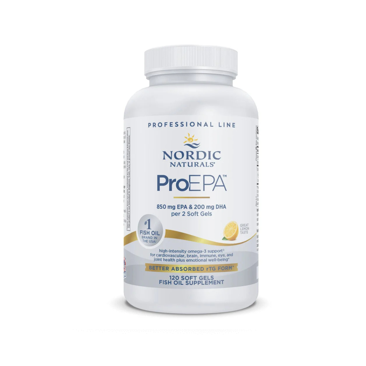 Nordic Naturals ProEPA 60 Softgel Lemon Flavour