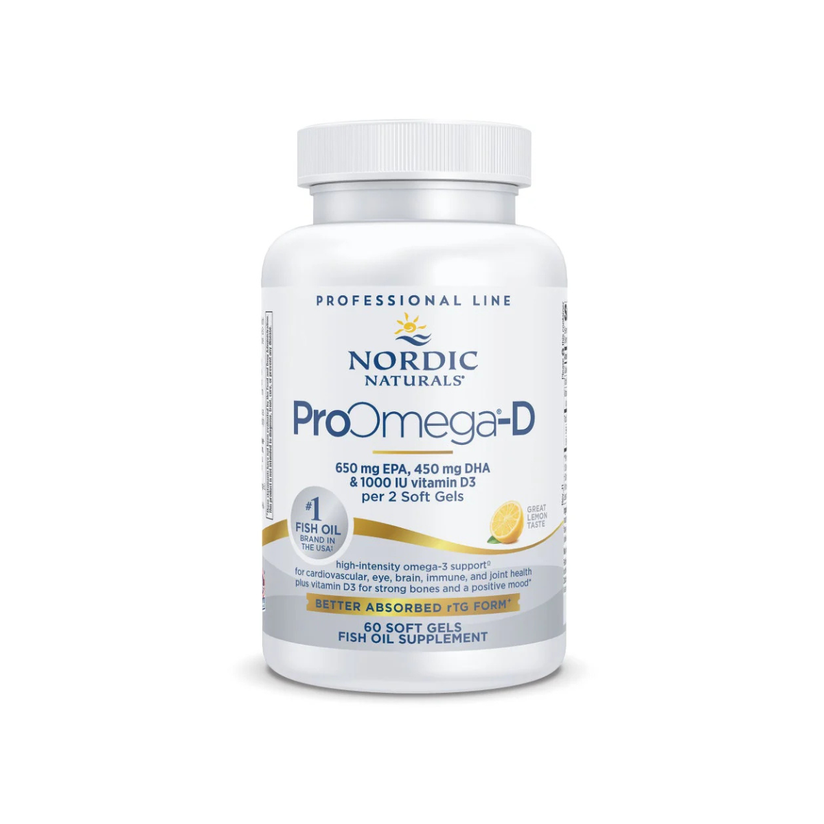 Nordic Naturals  ProOmega-D 60 Softgel