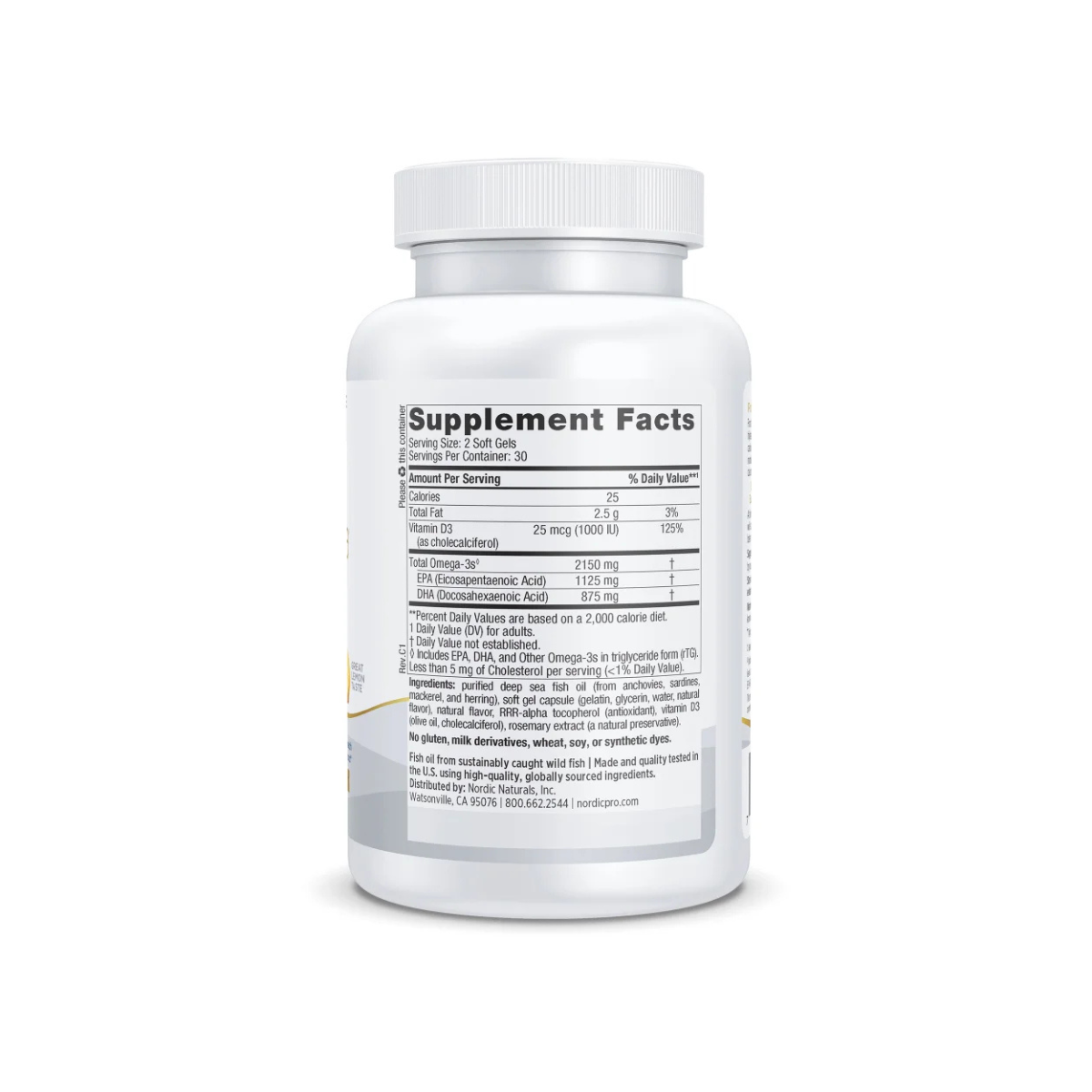 Nordic Naturals ProOmega 2000-D 60 Softgel