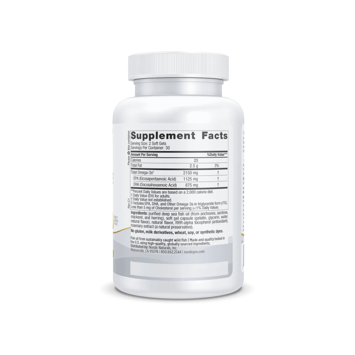 Nordic Naturals ProOmega 2000 60 Softgel