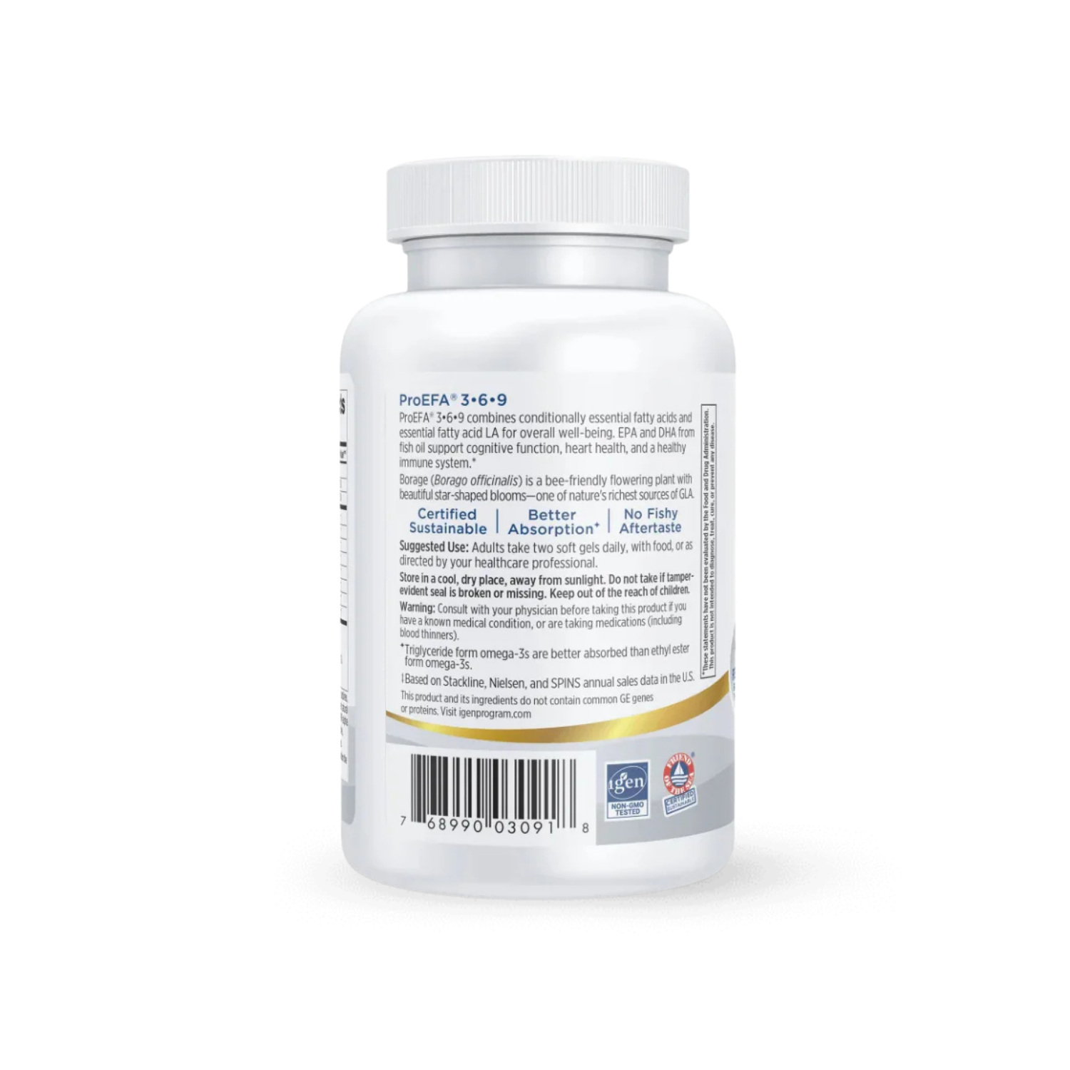 Nordic Pro Line ProEFA-3⋅6⋅9 90 Softgel Lemon Flavour