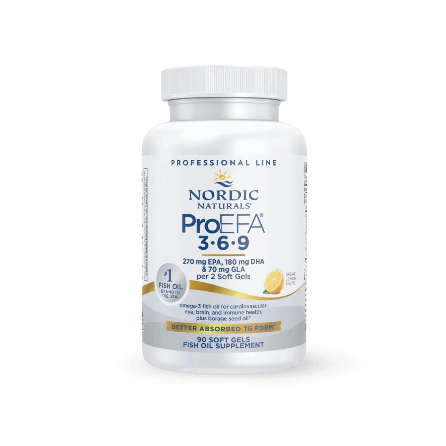 Nordic Pro Line ProEFA-3⋅6⋅9 90 Softgel Lemon Flavour