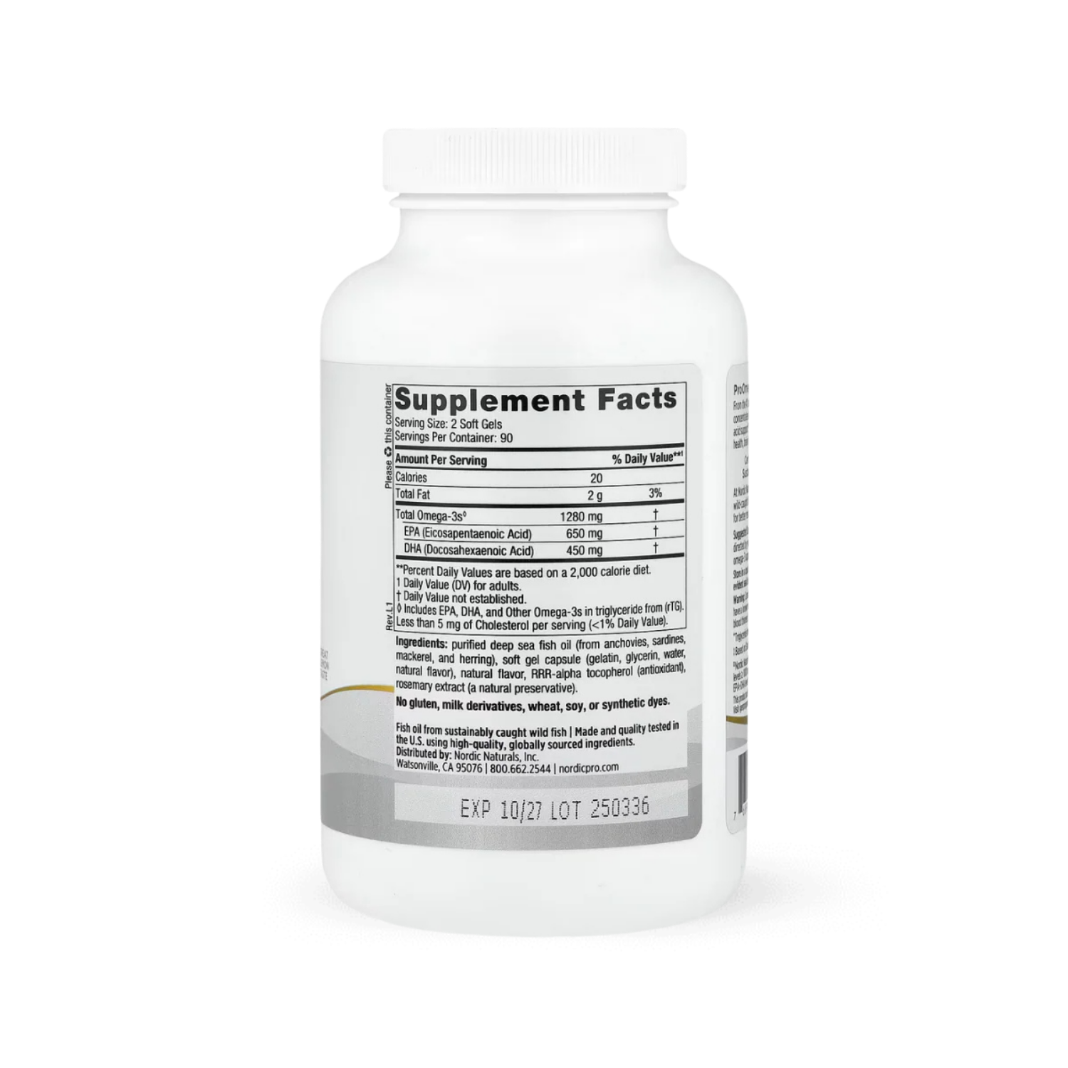 Nordic Pro Line ProOmega 180 Softgel Lemon