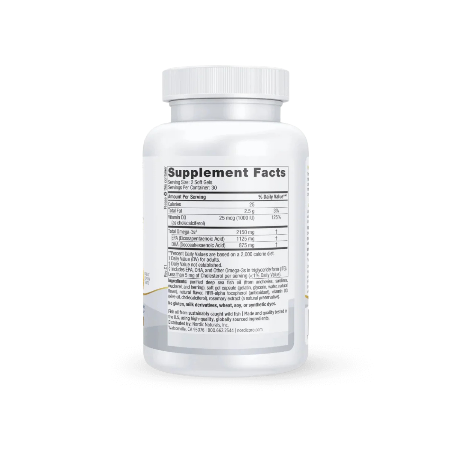 Nordic Pro Line ProOmega 2000-D 60 Softgel