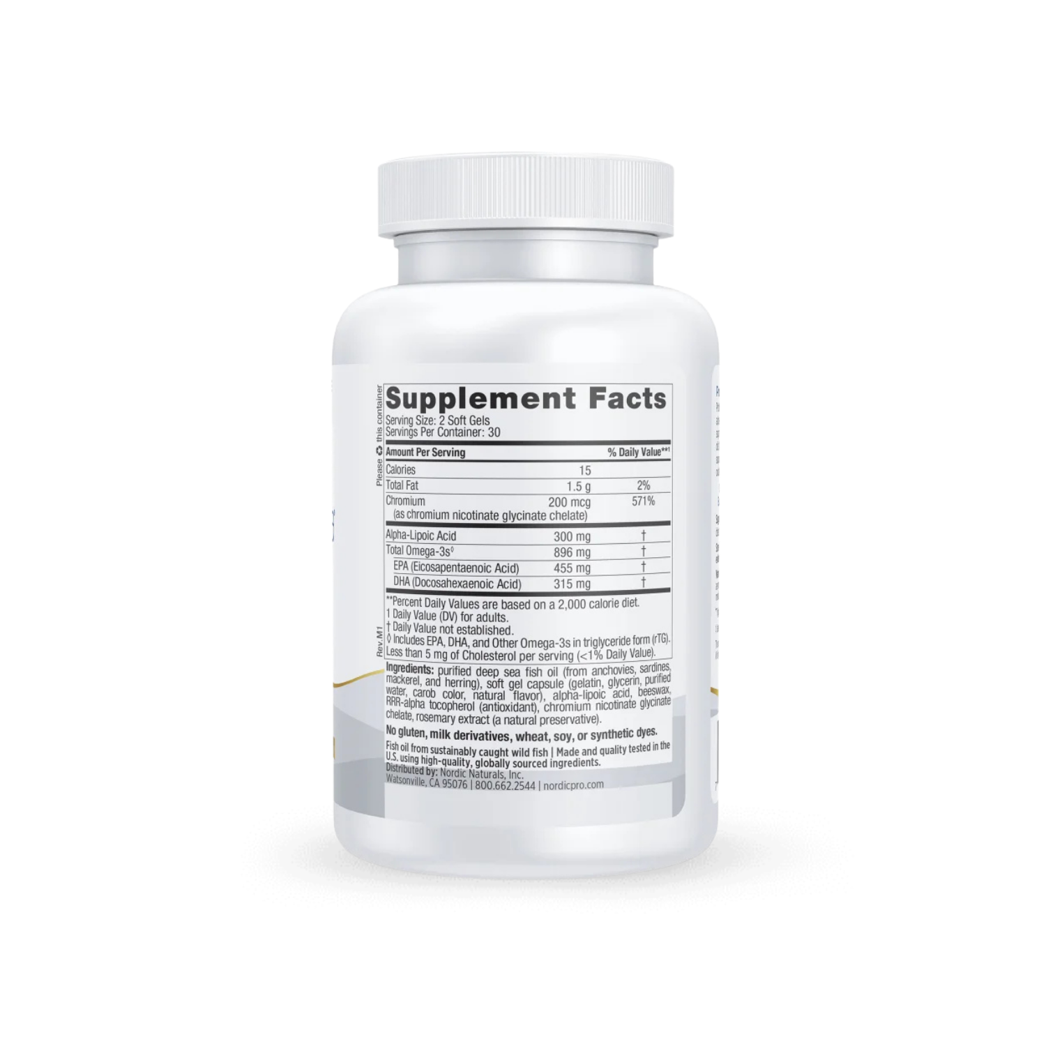 Nordic Pro Line ProOmega Blood Sugar 60 Softgel