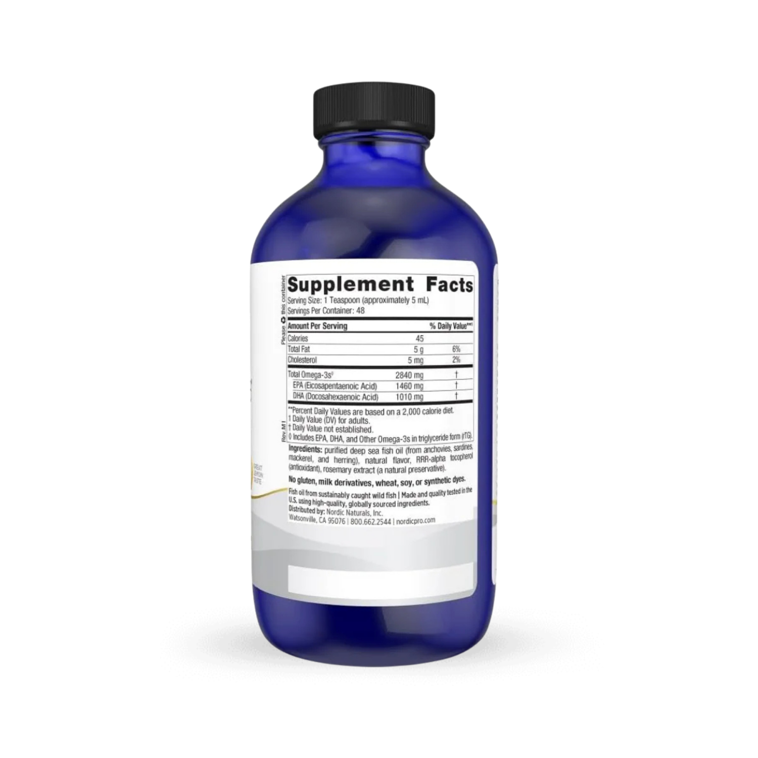 Nordic Pro Line ProOmega Liquid 237mL Lemon