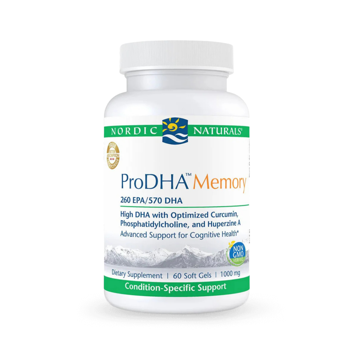 Nordic Pro Line ProDHA Memory 60 Softgel Unflavoured