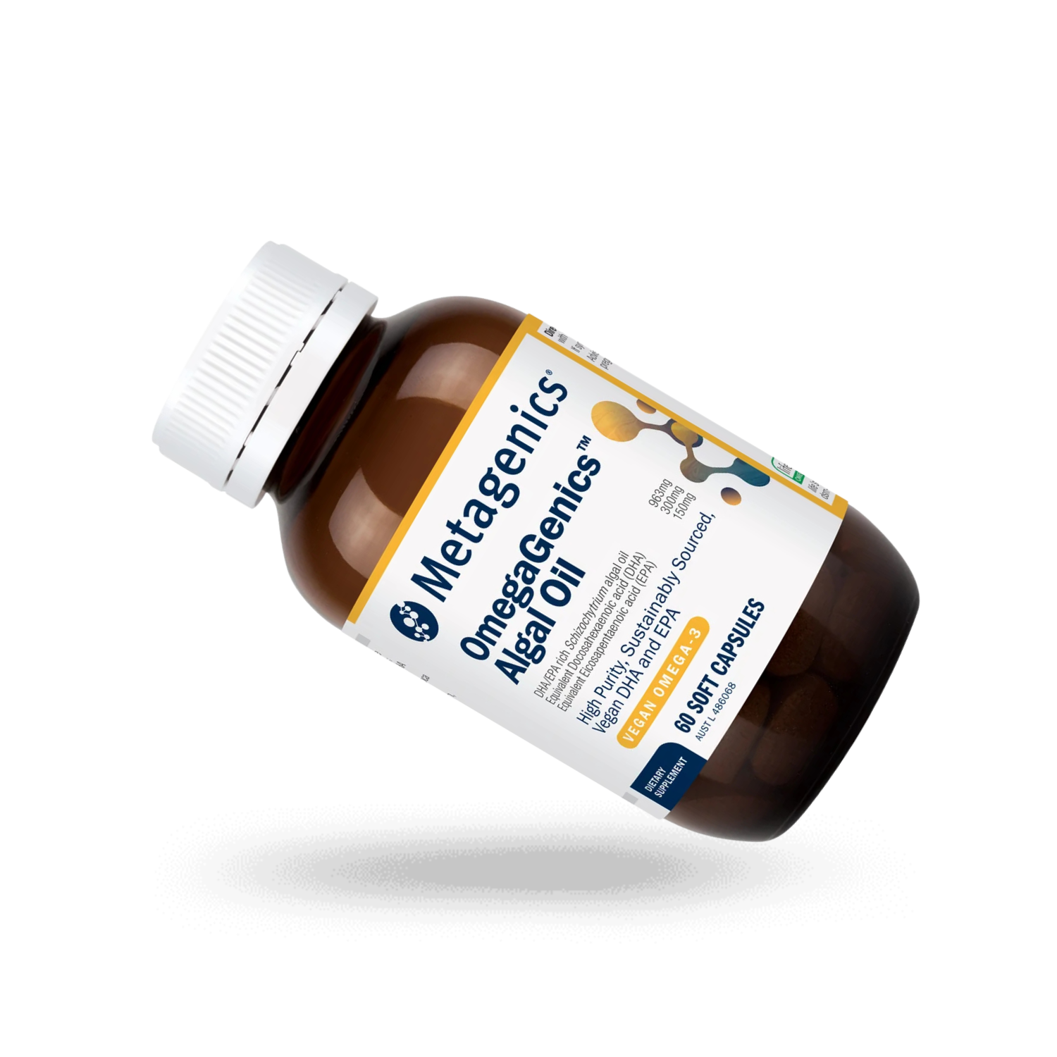 OmegaGenics Algal Oil 60 Soft Capsules