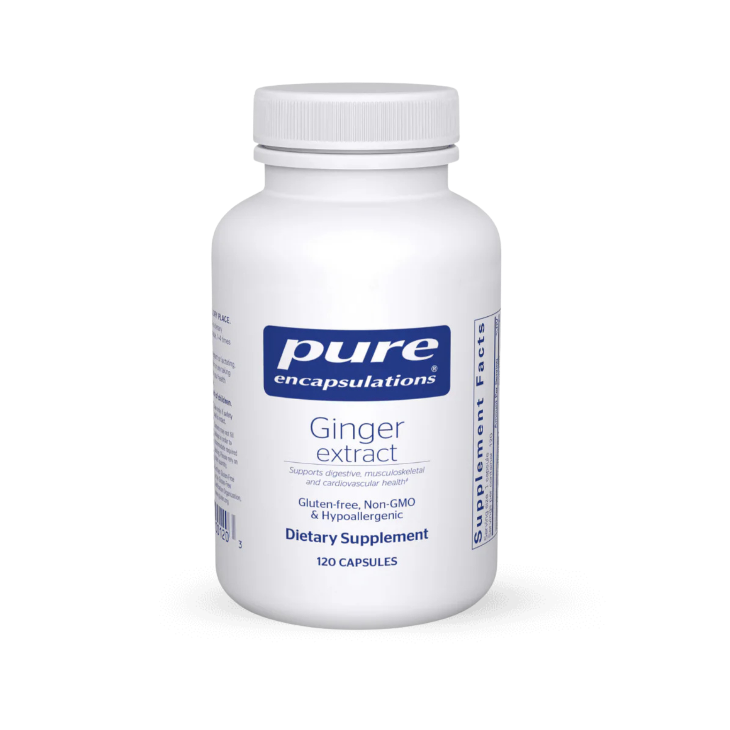 Pure Encapsulations Ginger Extract 120 Capsules