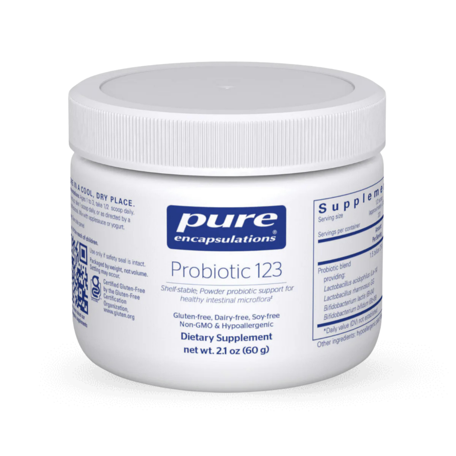 Pure Encapsulations Probiotic 123 - 60g