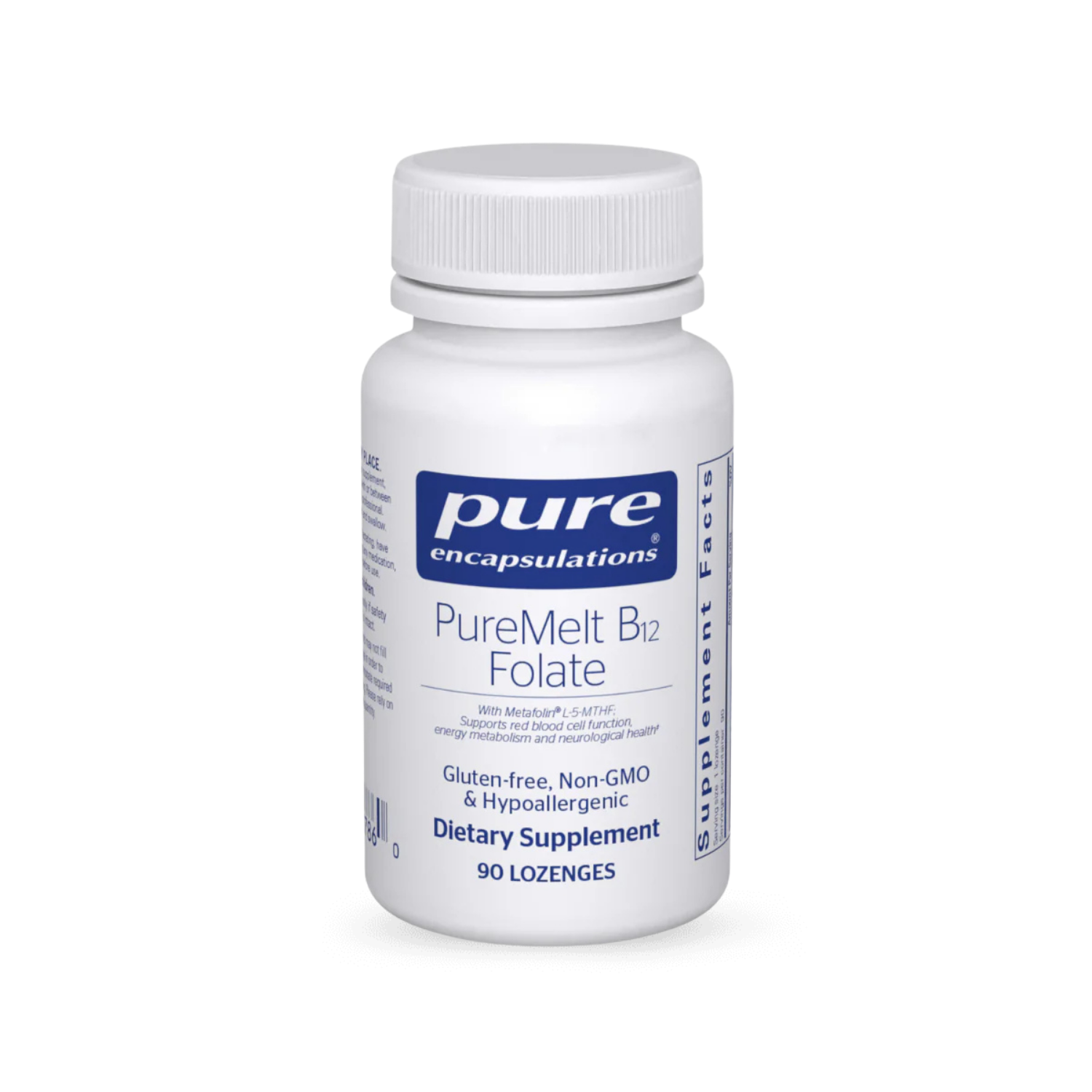 Pure Encapsulations PureMelt B12 Folate 90 Capsules