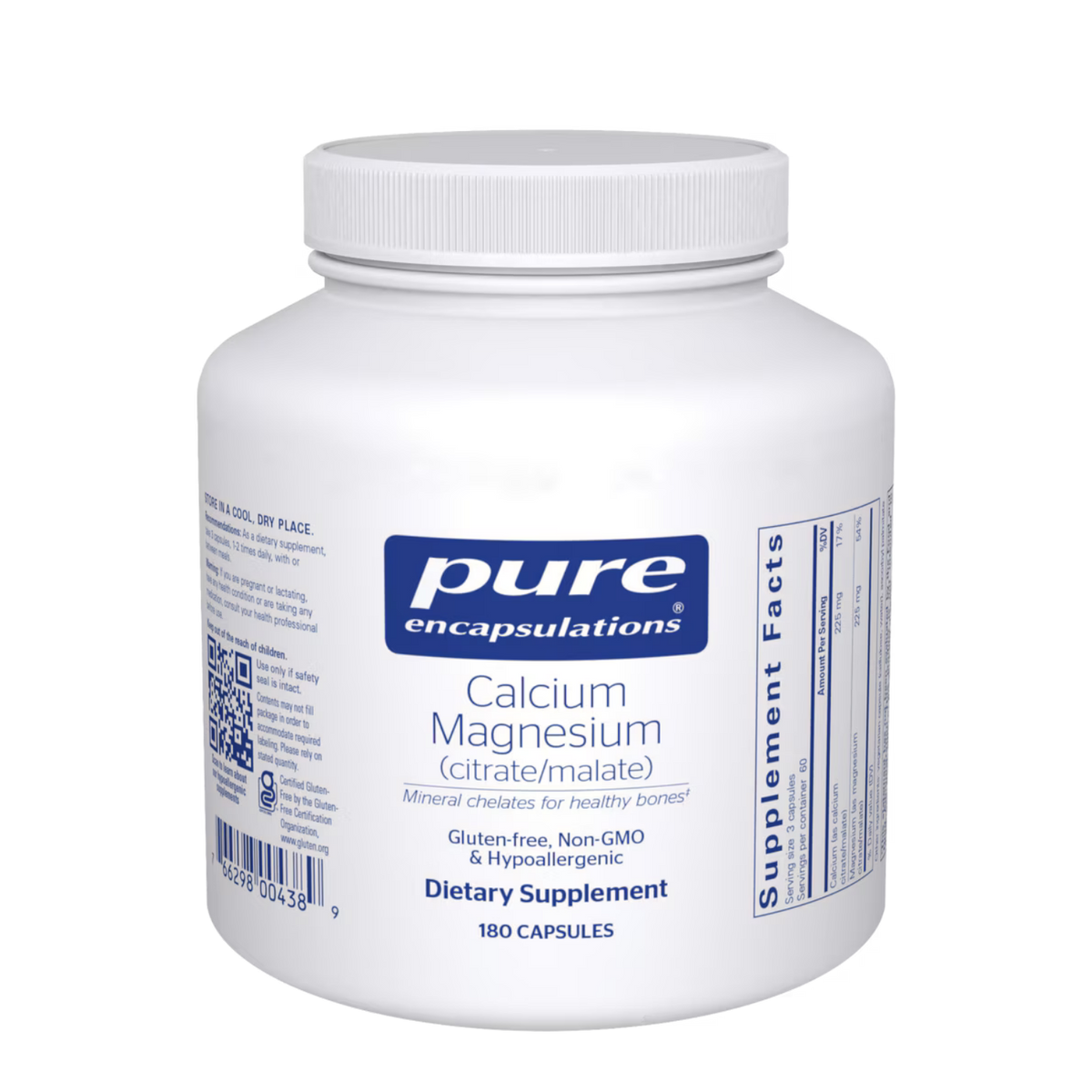 Pure Encapsulations Calcium Magnesium Citrate Malate