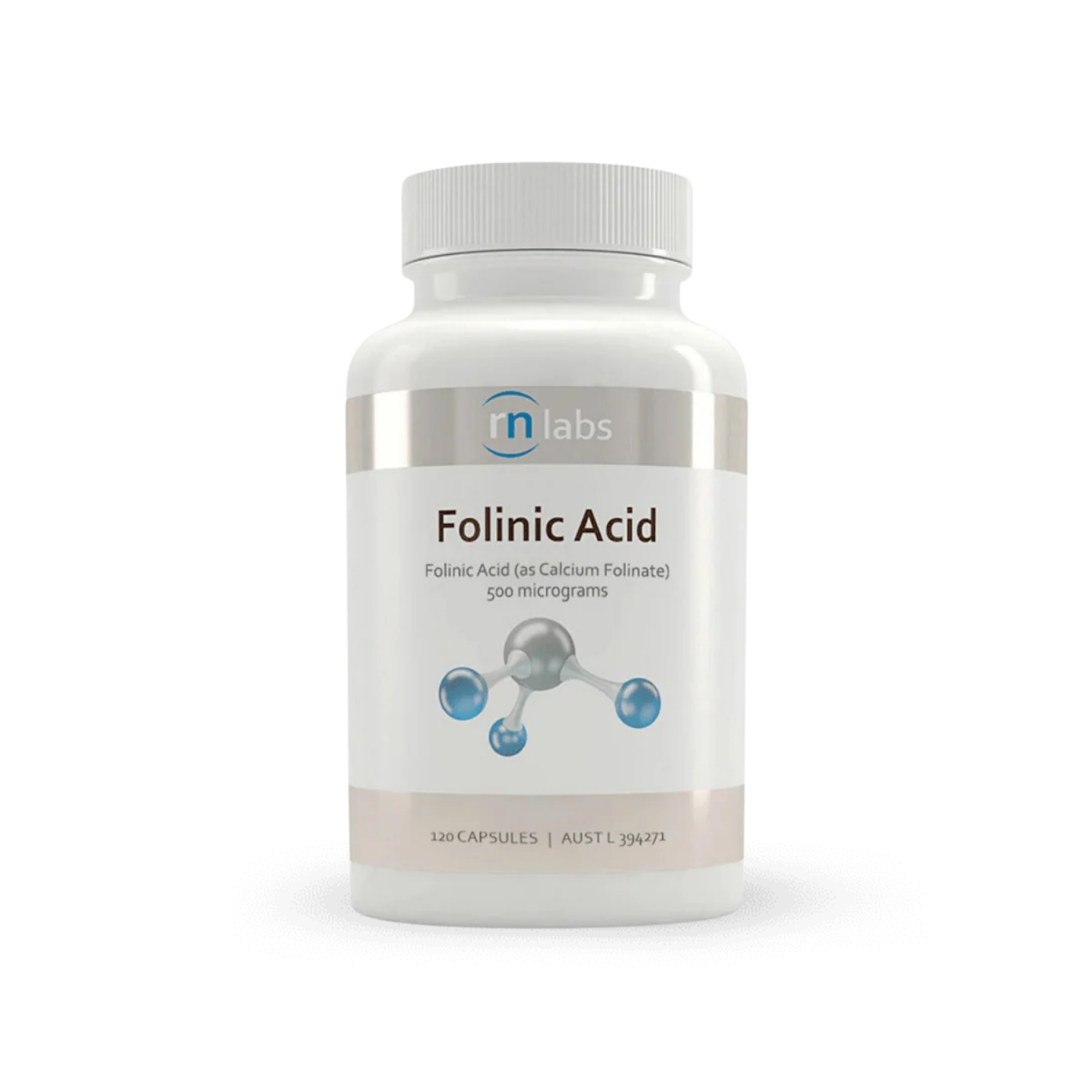 RN Labs Folinic Acid 120 Capsules