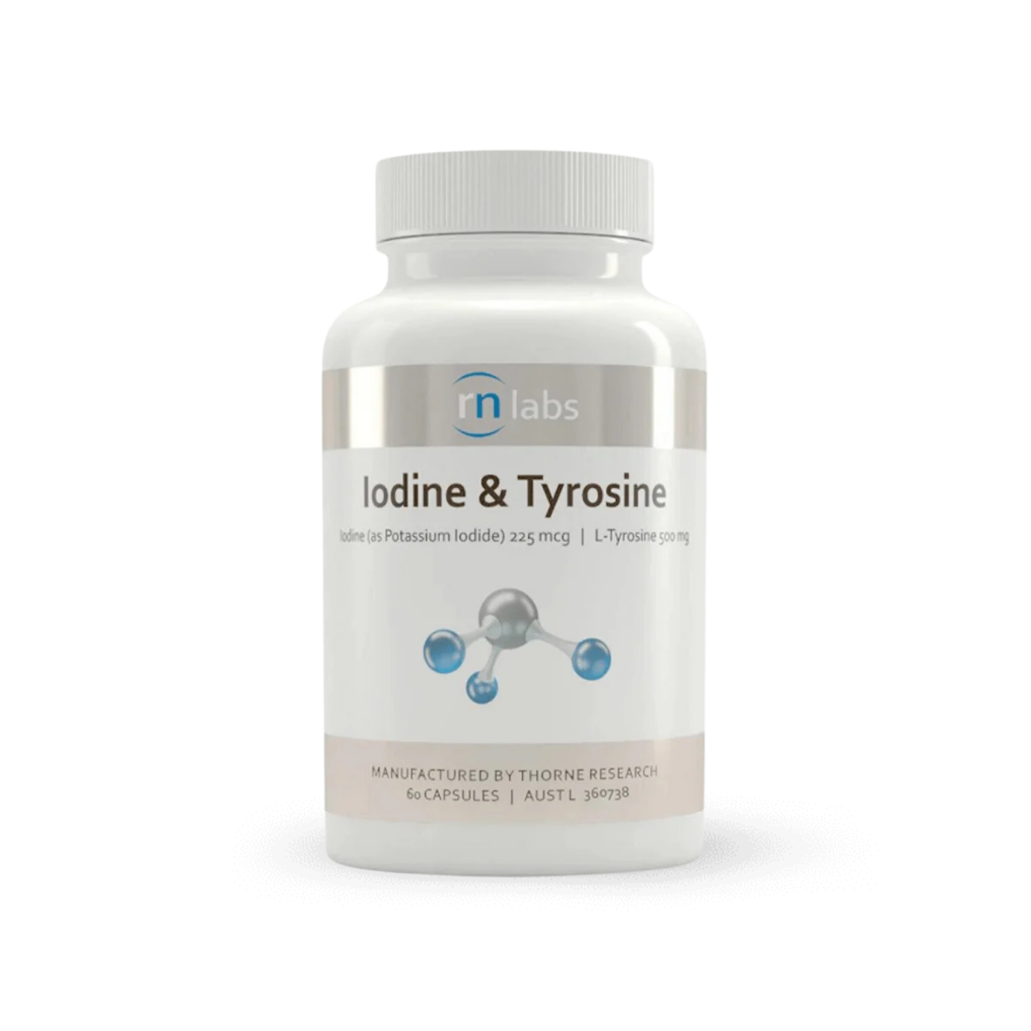 RN Labs Iodine & Tyrosine 60 Capsules