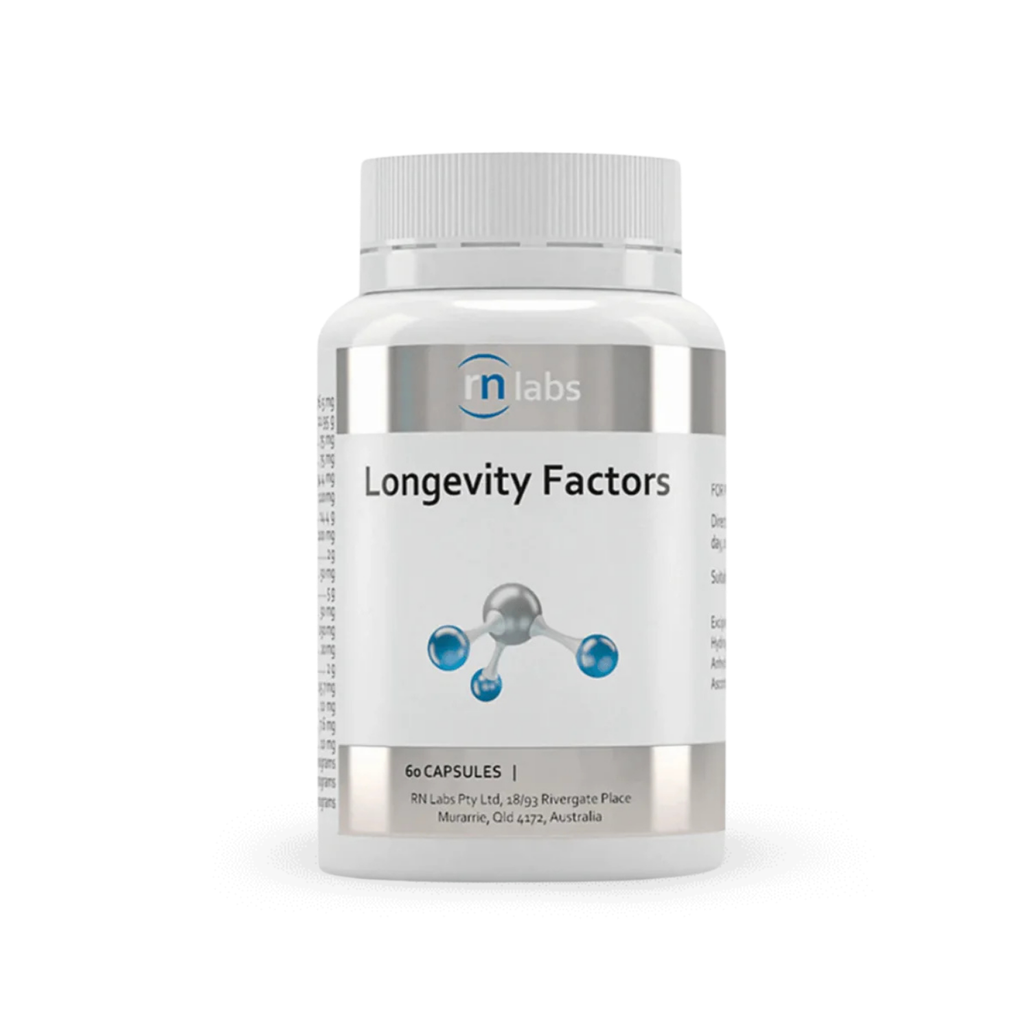 RN Labs Longevity Factors 60 Capsules