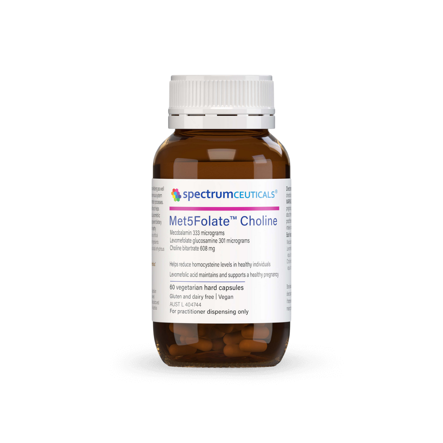 SPECTRUMCEUTICALS Met5Folate Choline 60 caps