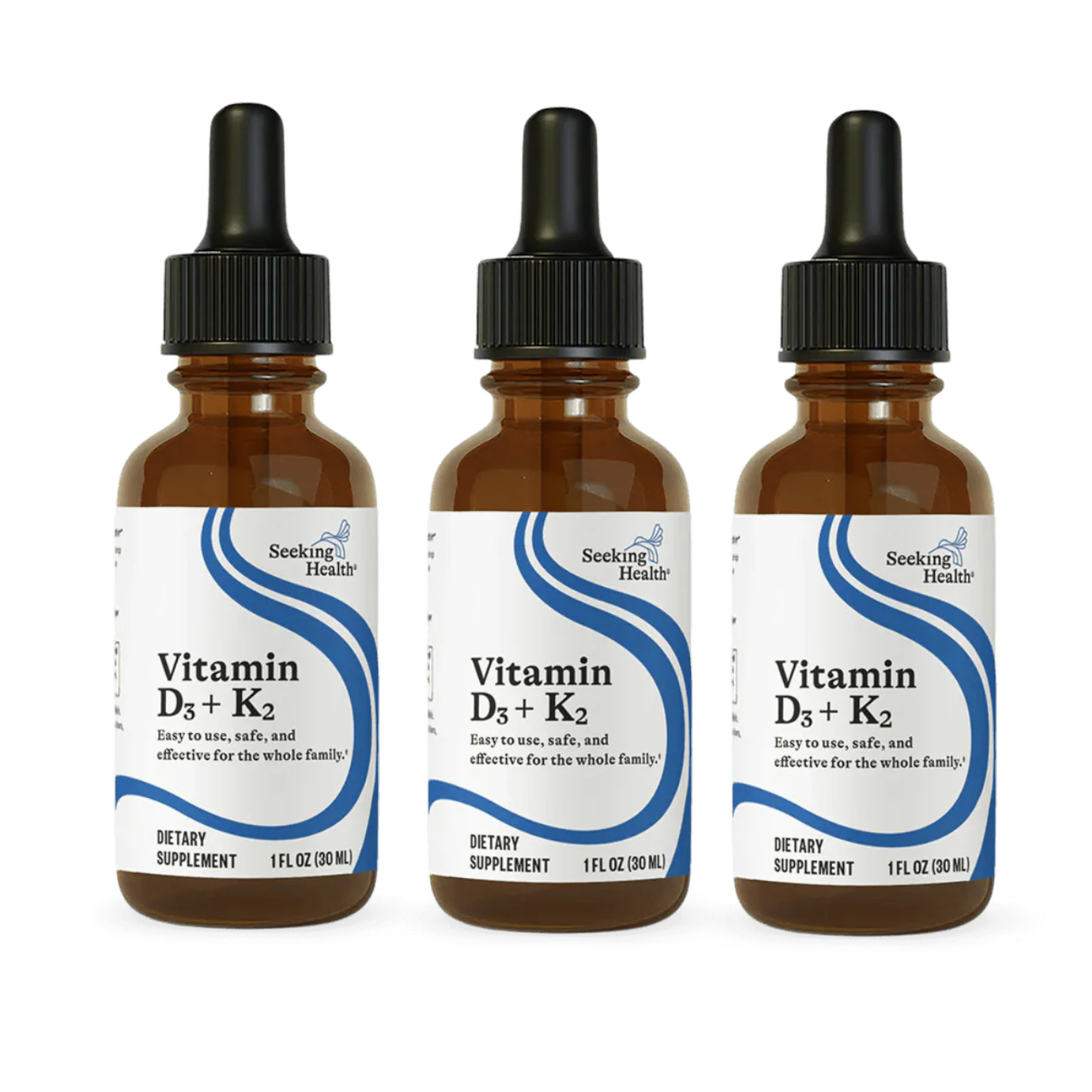 Seeking Health Vitamin D3 + K2 Drops