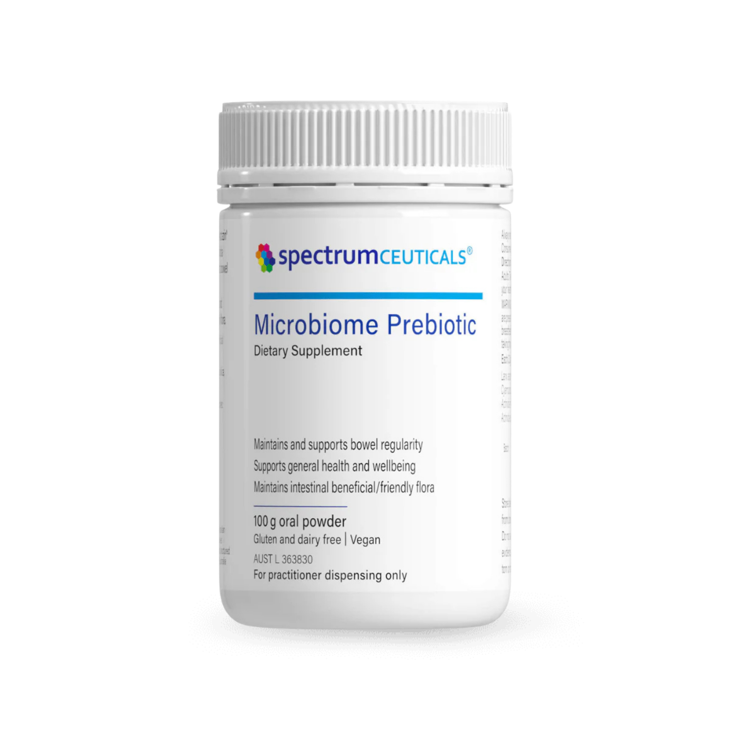 Spectrumceuticals Microbiome Prebiotic 100g