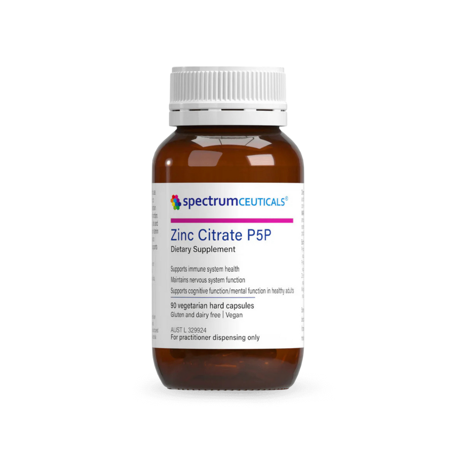 Spectrumceuticals Zinc Citrate P5P 90 Capsules