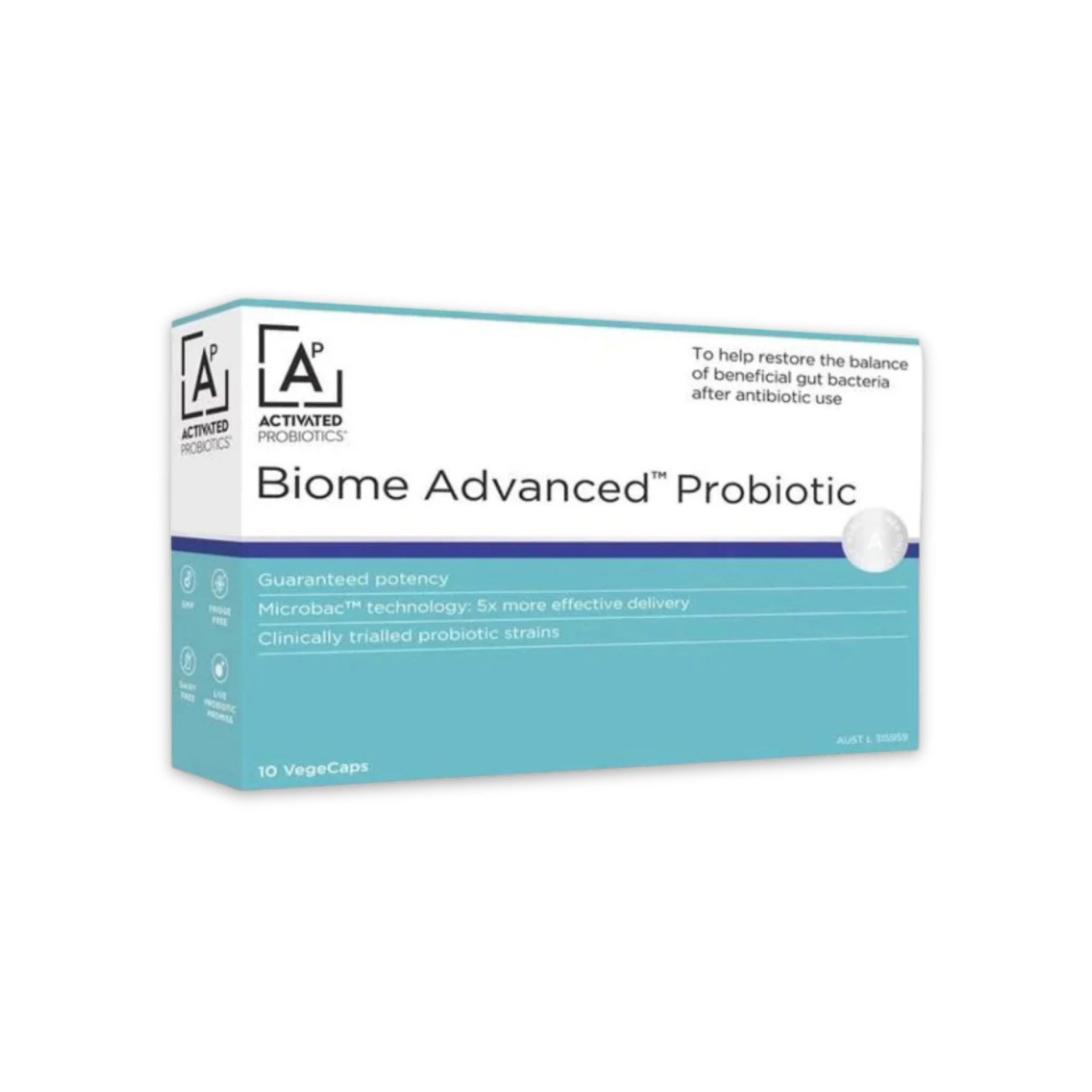 activate Probiotics Biome Advanced Probiotic 10c