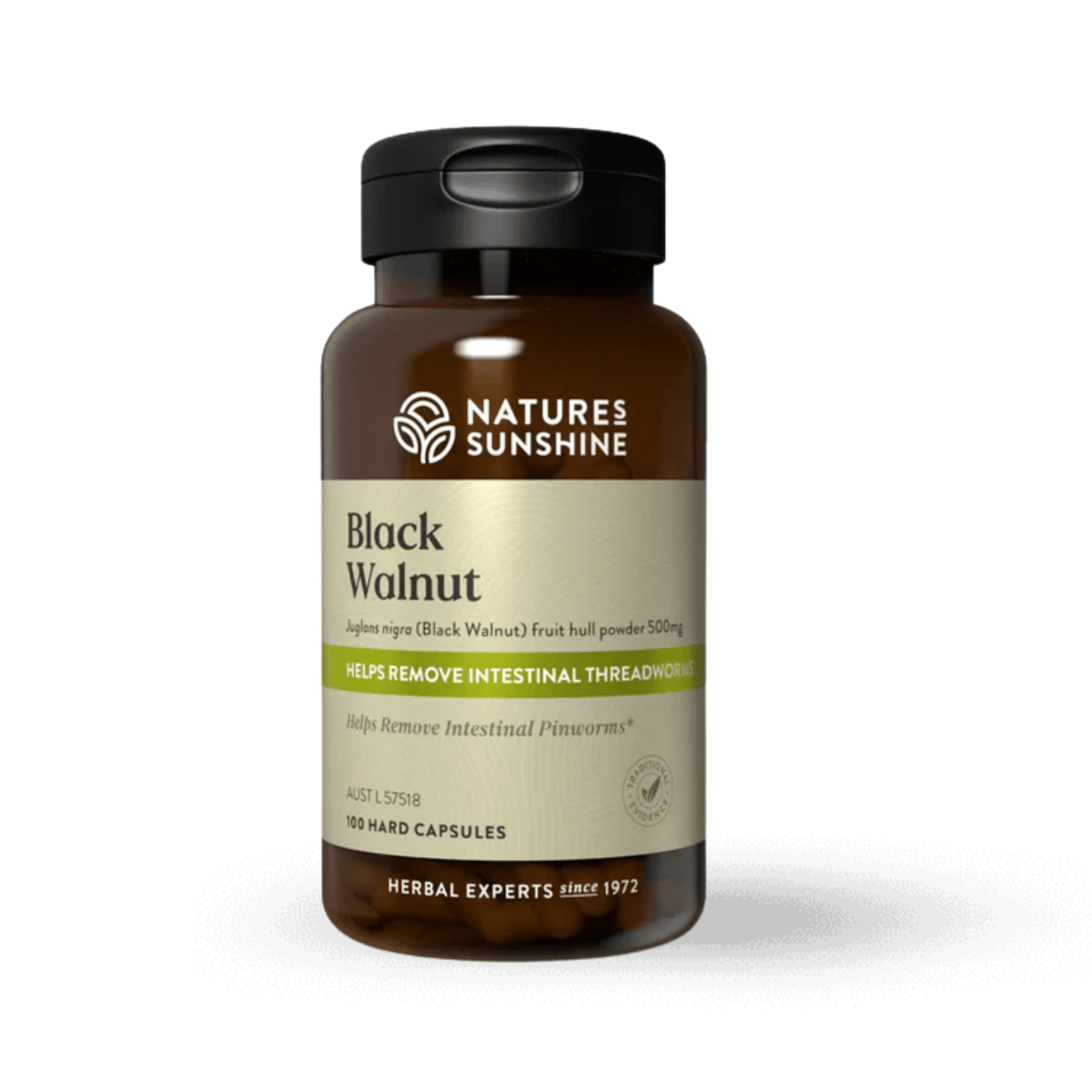 Black Walnut 100 Hard Capsules - Ghama Health