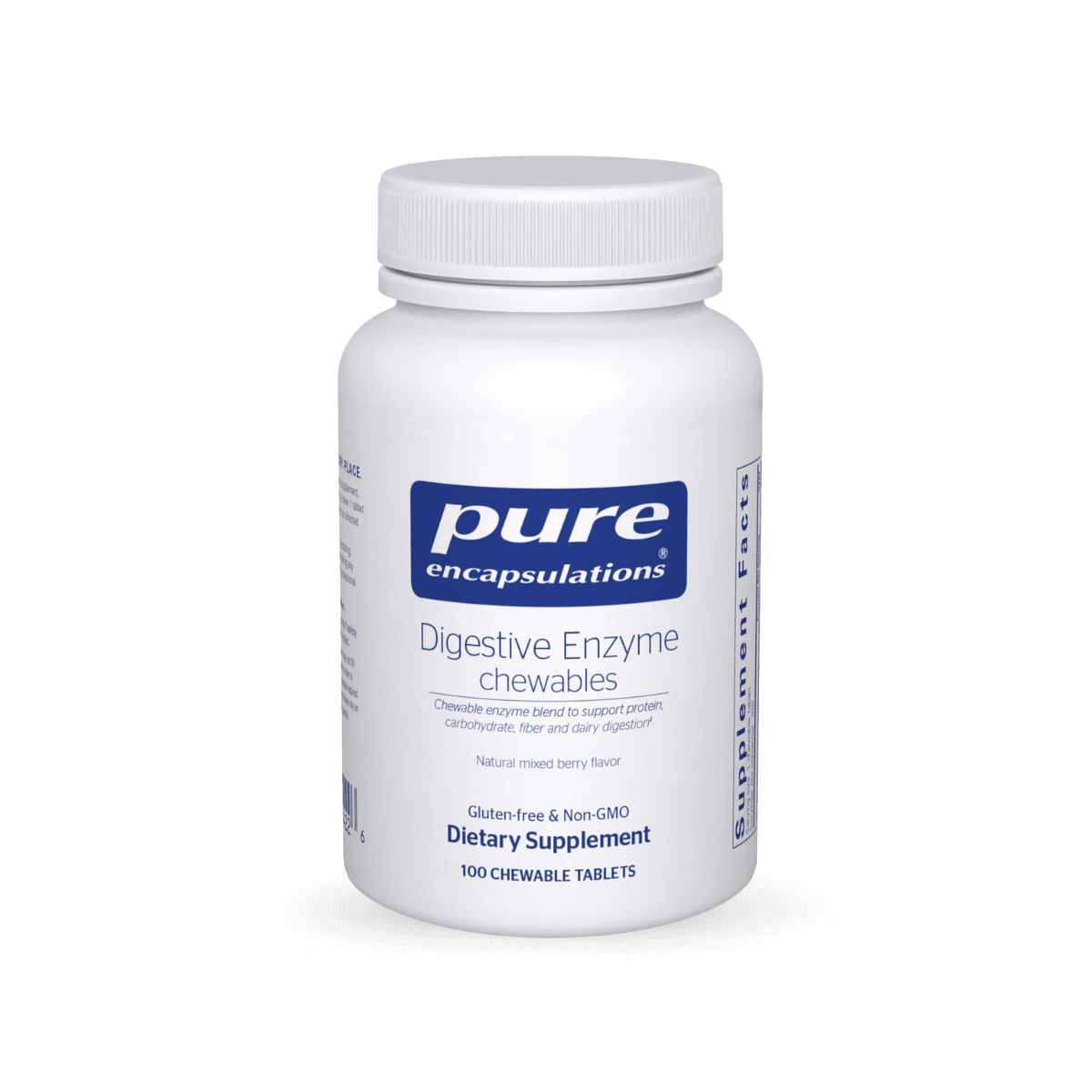 Pure Encapsulations Digestive Enzyme chewable 60t