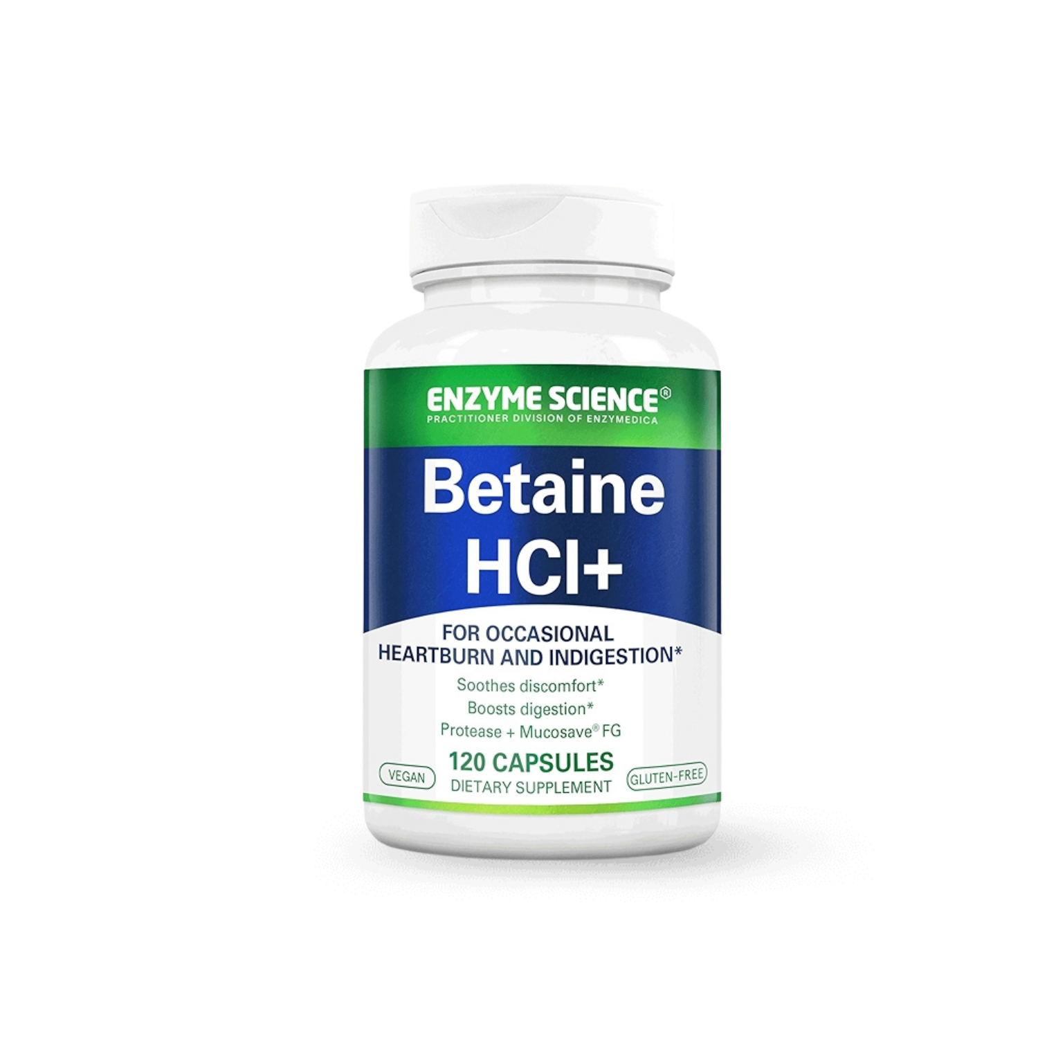 enzyme science Betaine HCl+ 120 Capsules