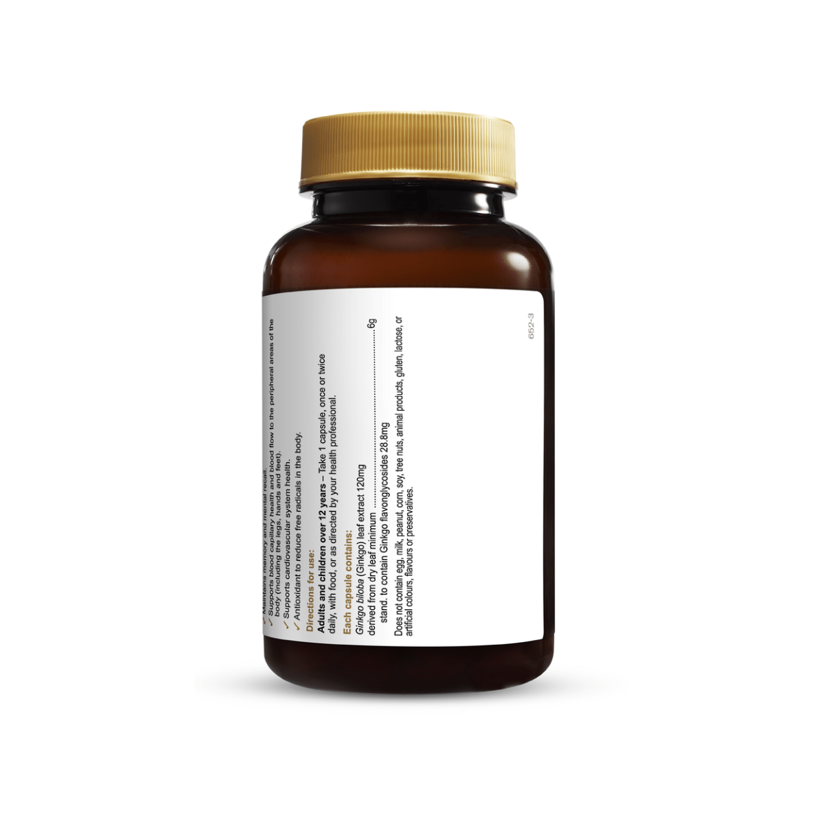 Herbs Of Gold Ginkgo Biloba 6000 120 Capsules