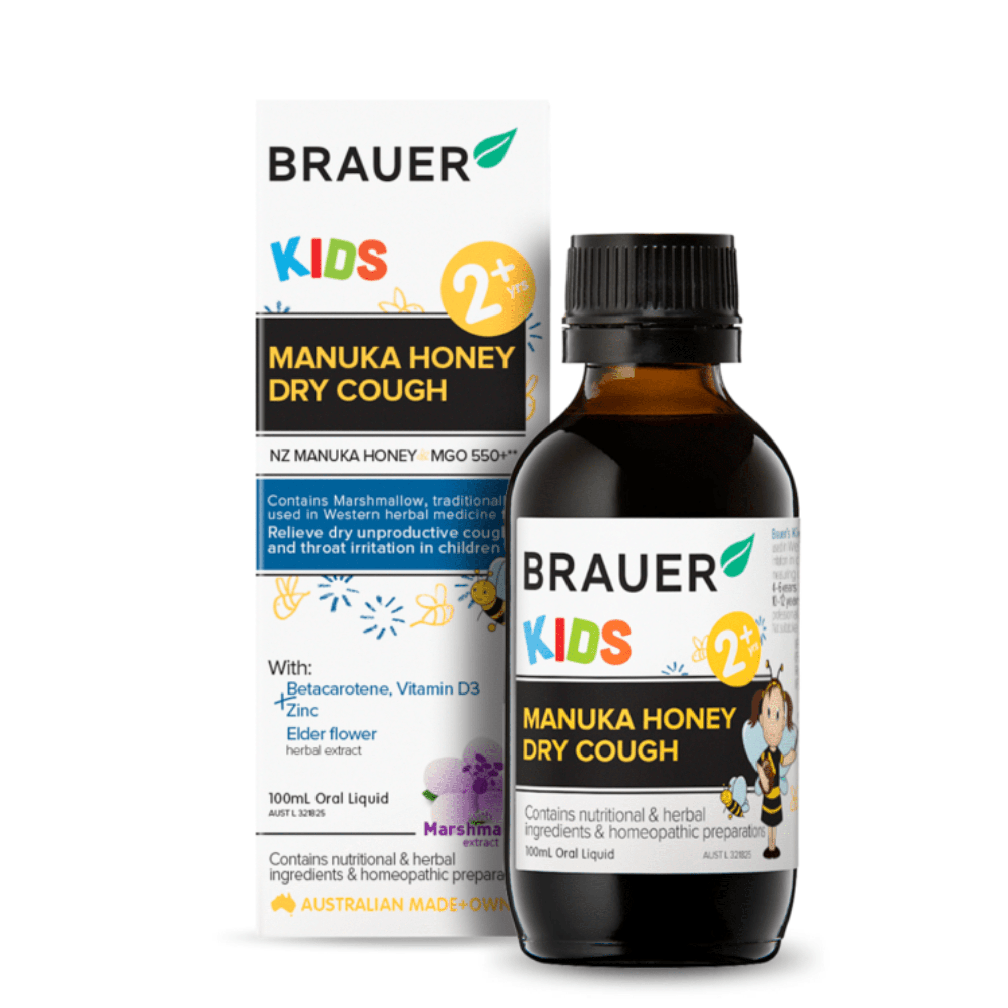 Brauer Manuka Honey Dry Cough 100ml